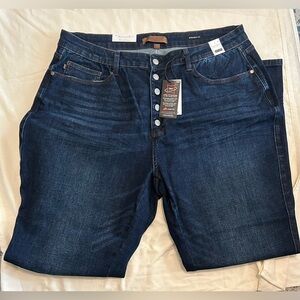 Judy Blue Deep Indigo Straight Jeans